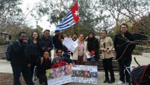 Free West Papua Supporters Rally Against Minister Panjaitan in Canberra