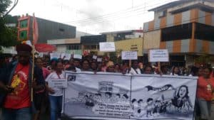 Mama-Mama Papua protest against Jakarta based Pokja Papua