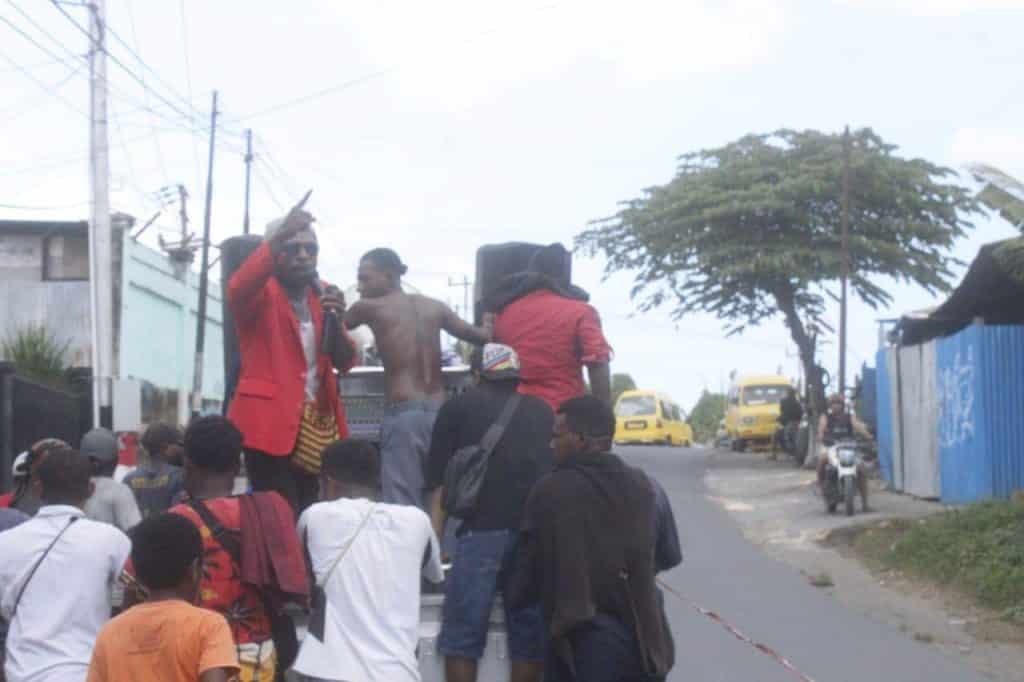 Police allegedly hijack activist’s car during a peaceful rally in Sorong Municipality