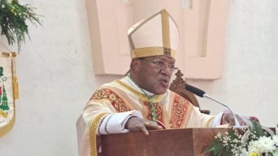 ‘Never sell land’: New Jayapura Bishop Yanuarius Matopai You