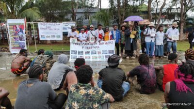 Papuan students and people call for an end to violence in Papua