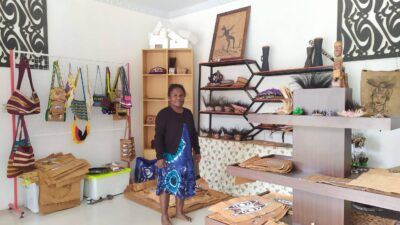 Fansoway Art Gallery showcases Sentani’s unique wood skin paintings