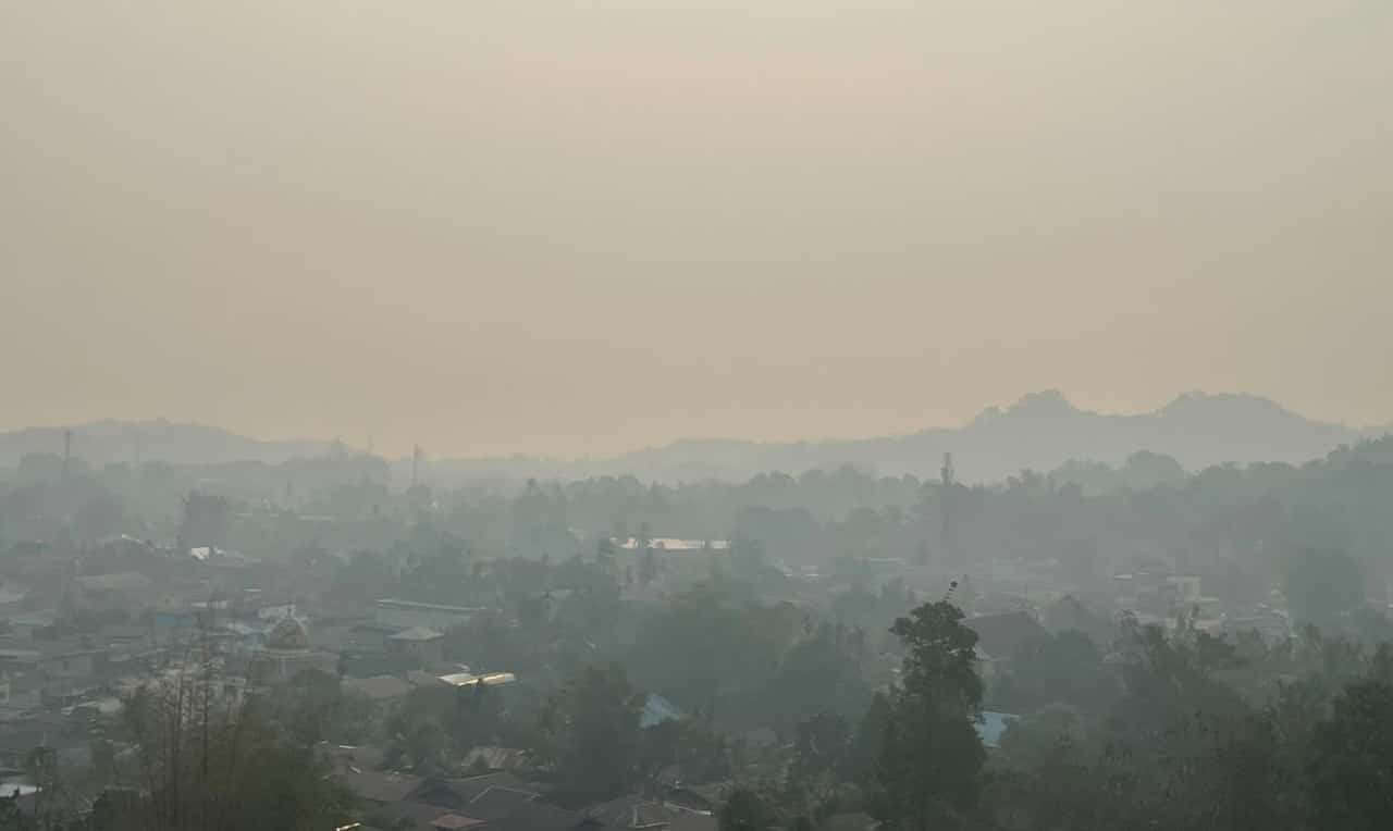 Smoke haze in Sorong suspected to be from fires elsewhere